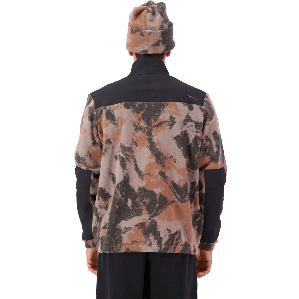 Pileup Wool Fleece Jacket - Mtn Camo Orange