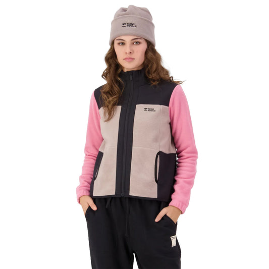 Pileup Wool Fleece Jacket - Flamingo