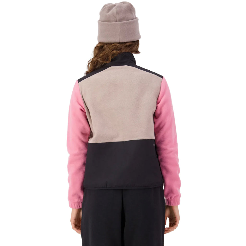 Pileup Wool Fleece Jacket - Flamingo