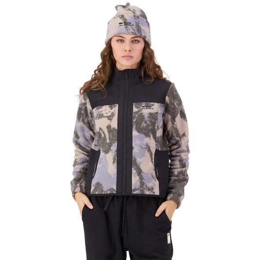 Pileup Wool Fleece Jacket - Mtn Camo Moonstone