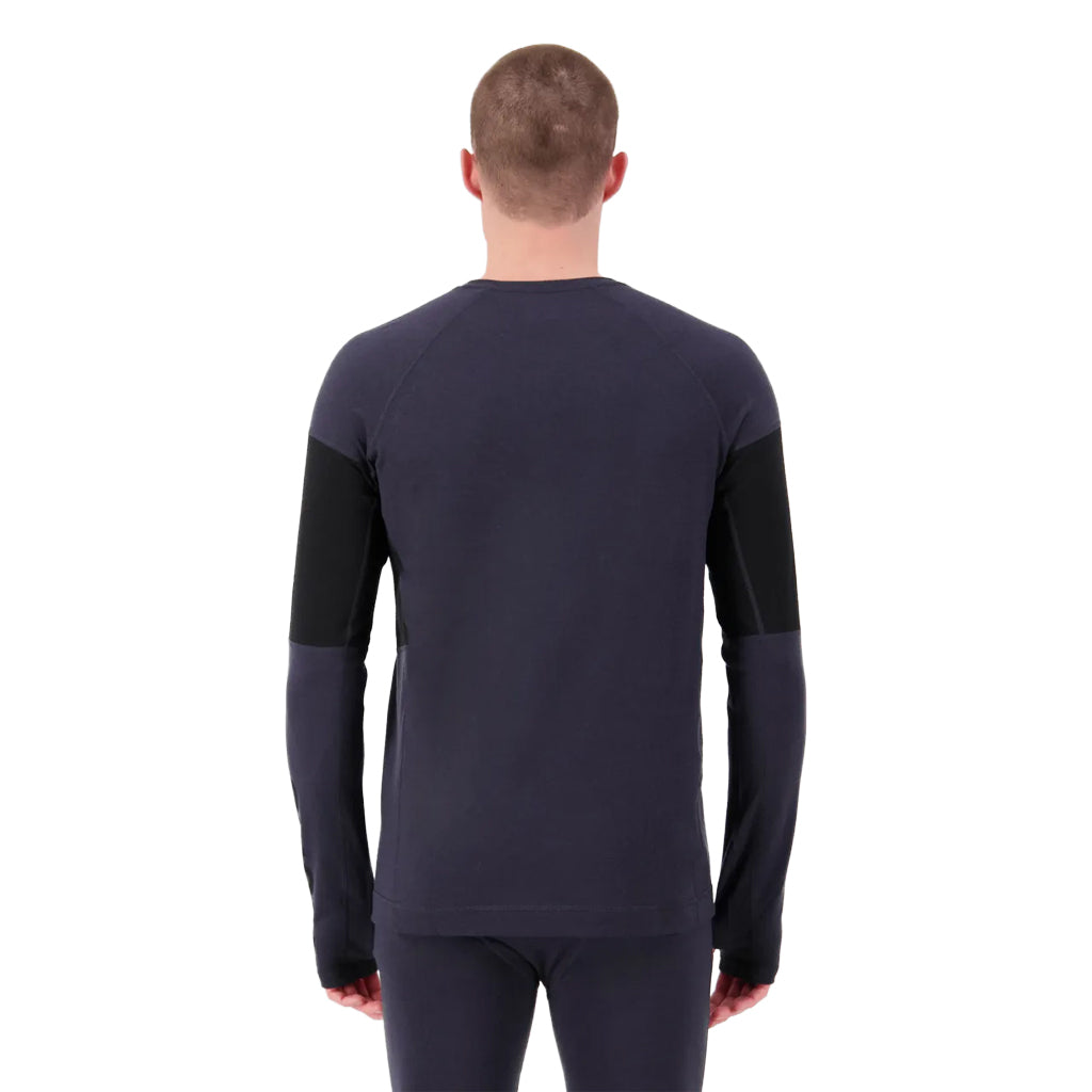 Olympus Merino Base Layer Long Sleeve - 9 Iron/Black