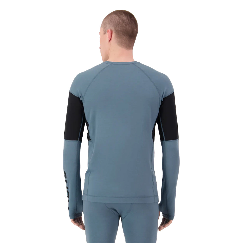 Olympus Merino Base Layer Long Sleeve - Goblin Blue/Black