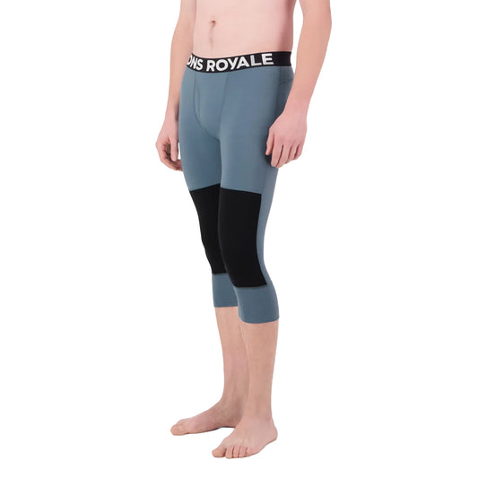 Olympus Merino Base Layer 3/4 Legging - Goblin Blue/Black