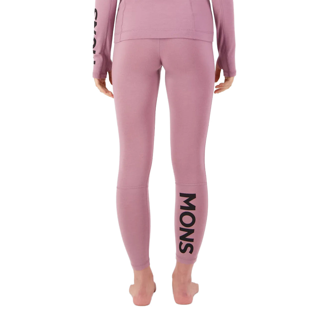 Olympus Merino Base Layer Legging - Sierra Pink