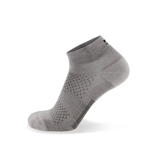 Atlas Merino Ankle Sock - Grey Marl