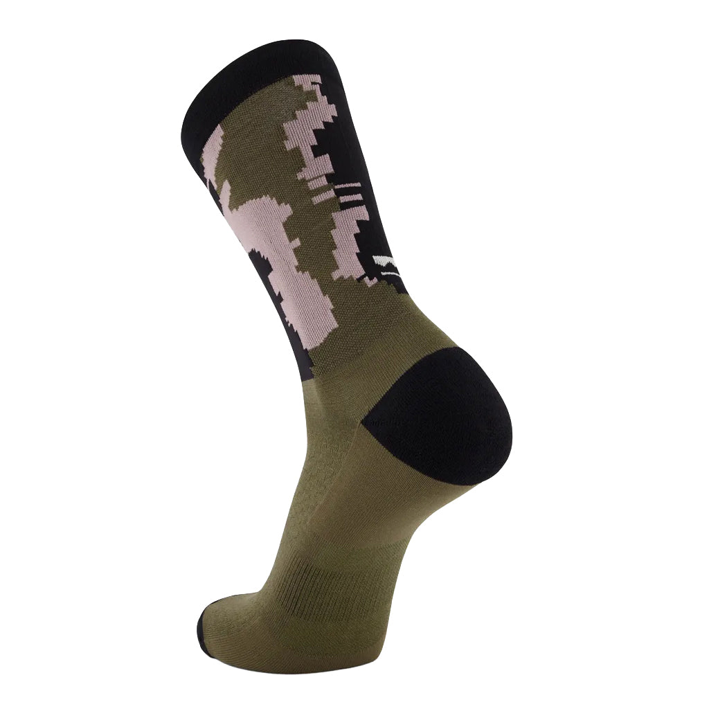 Atlas Merino Crew Sock - Glitch Camo