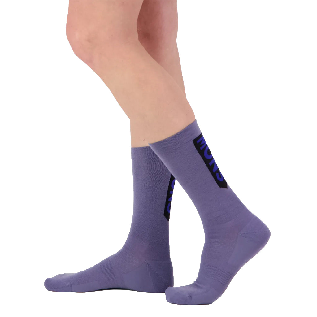 Atlas Merino Crew Sock - Blue Granite