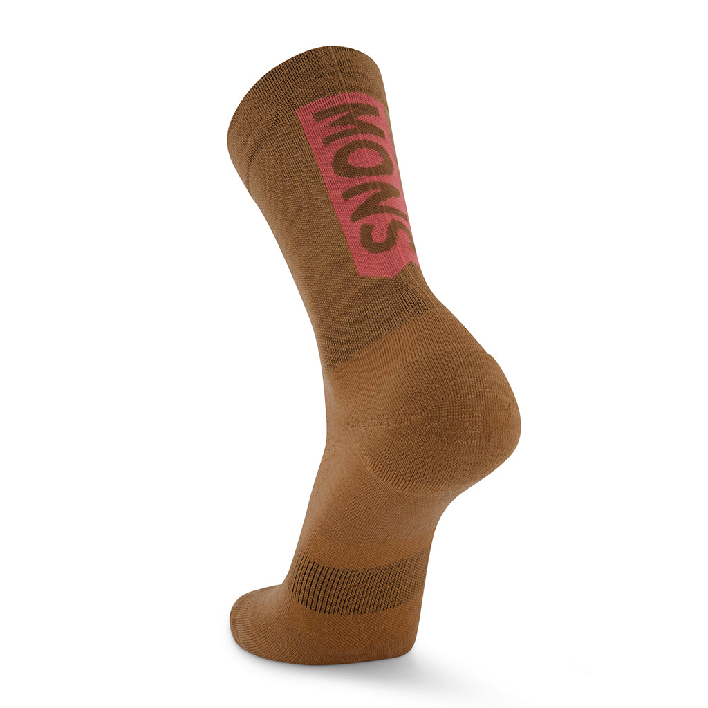 Atlas Merino Crew Sock - Toffee