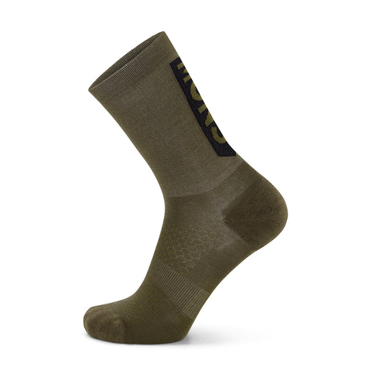 Atlas Merino Crew Sock - Dark Olive