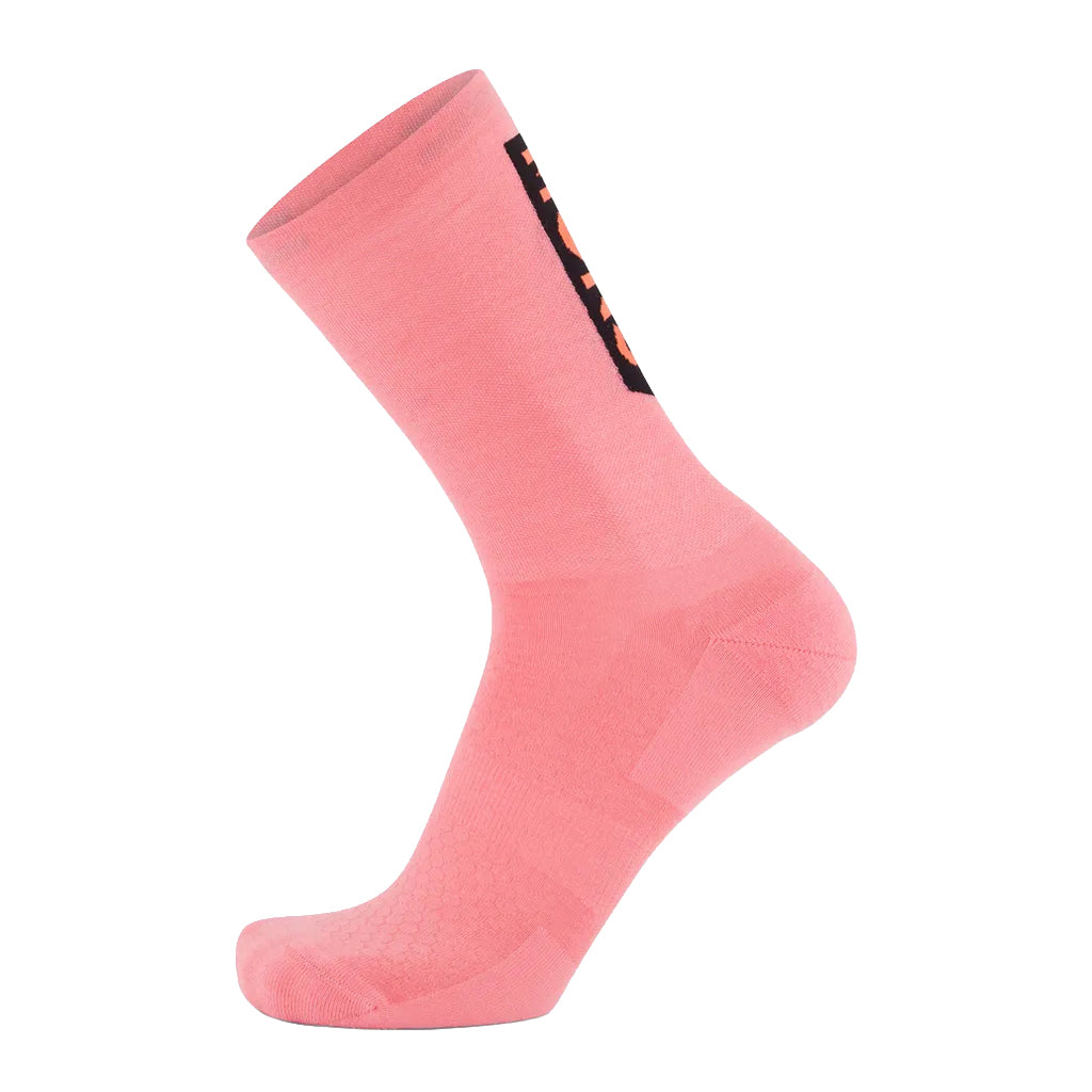 Atlas Merino Crew Sock - Flamingo