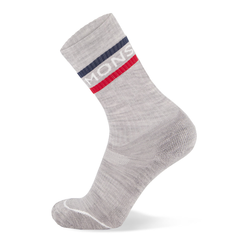 Signature Merino Crew Sock - College Grey