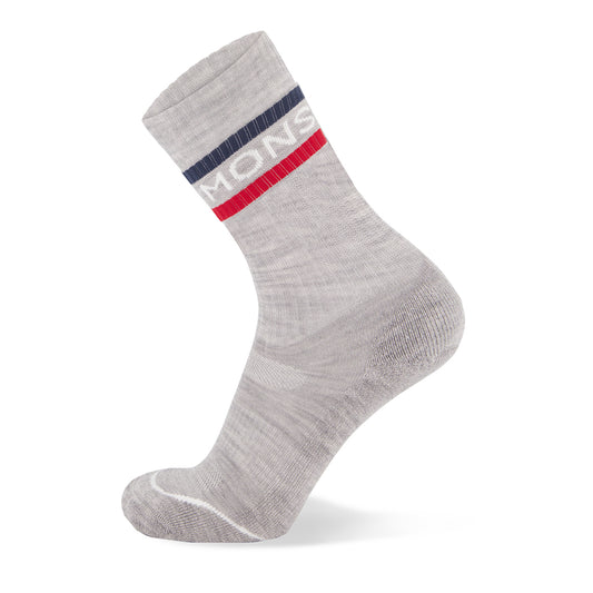 Signature Merino Crew Sock - College Grey