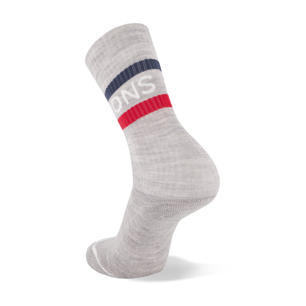 Signature Merino Crew Sock - College Grey