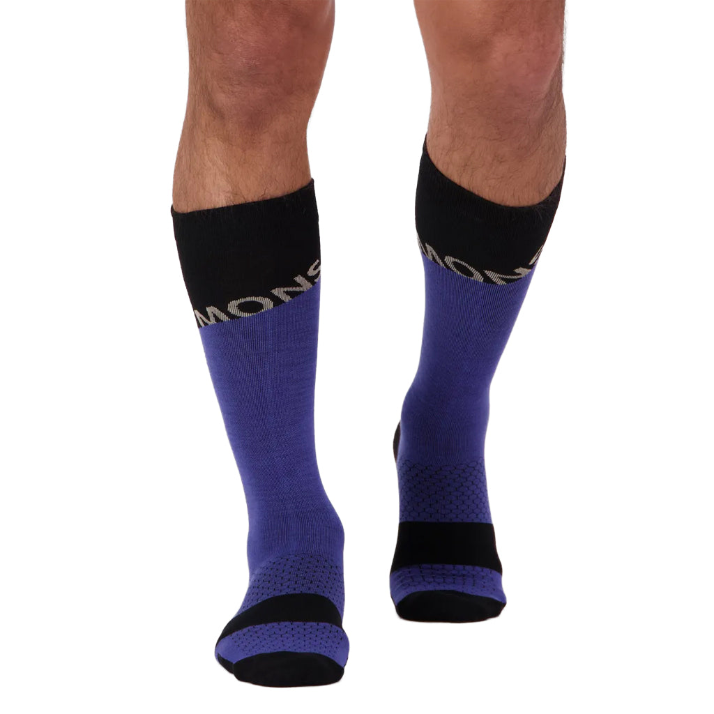 Pro Lite Merino Snow Sock - Cinder/Blue Dusk/Black