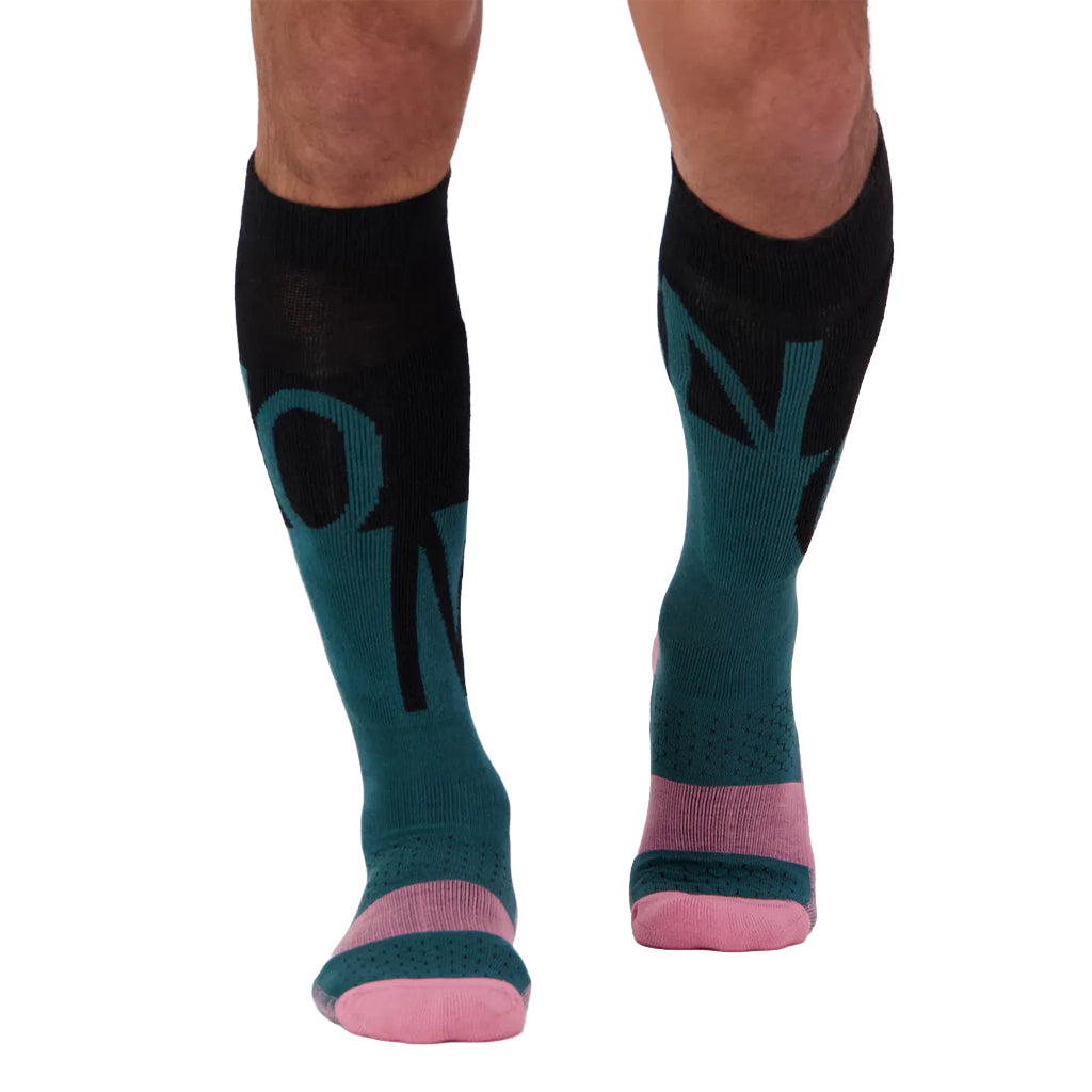 Ultra Cushion Merino Snow Sock - Jasper/Black
