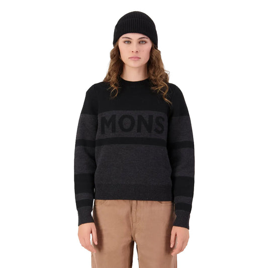 Innsbruck Merino Knit Sweater - Charcoal Black