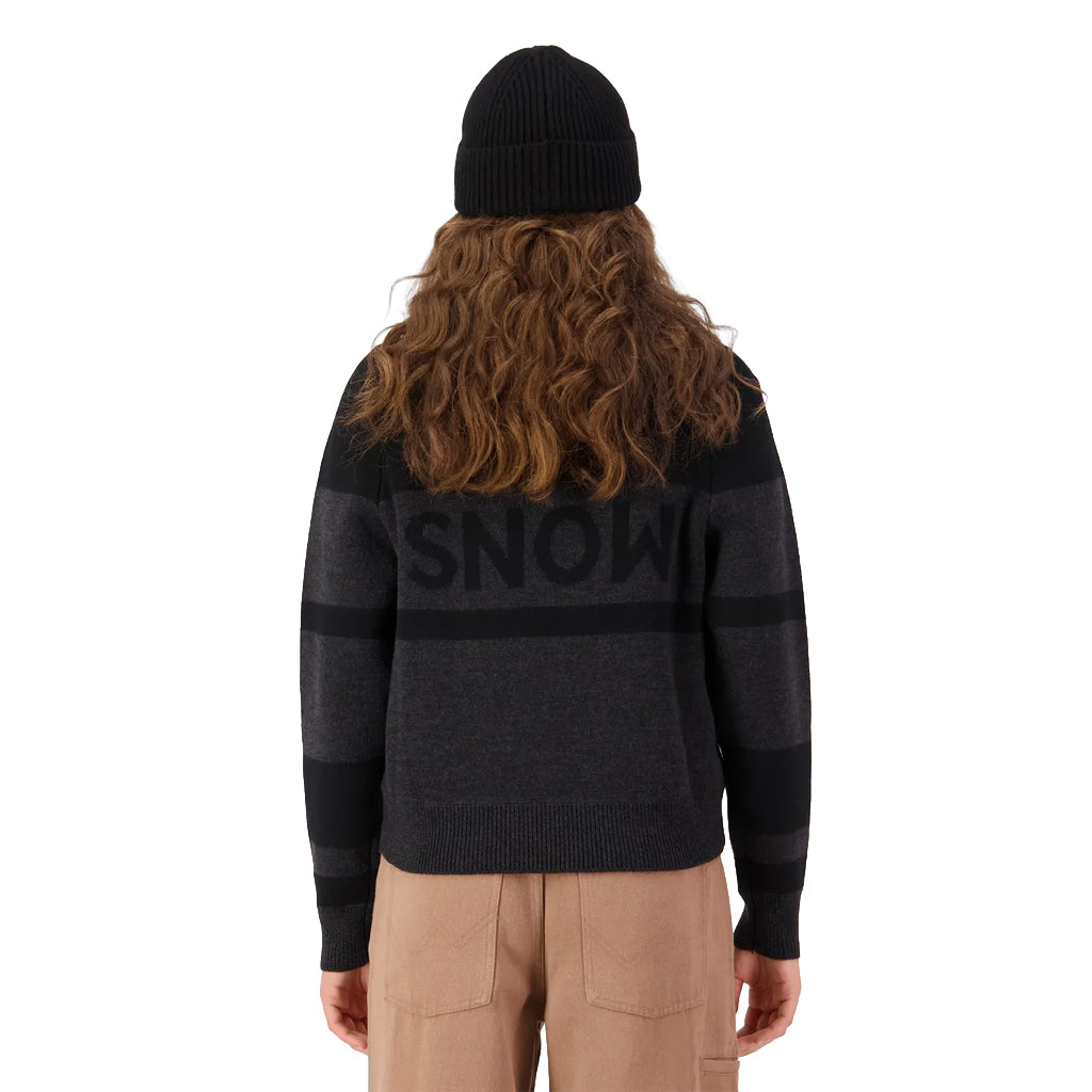 Innsbruck Merino Knit Sweater - Charcoal Black