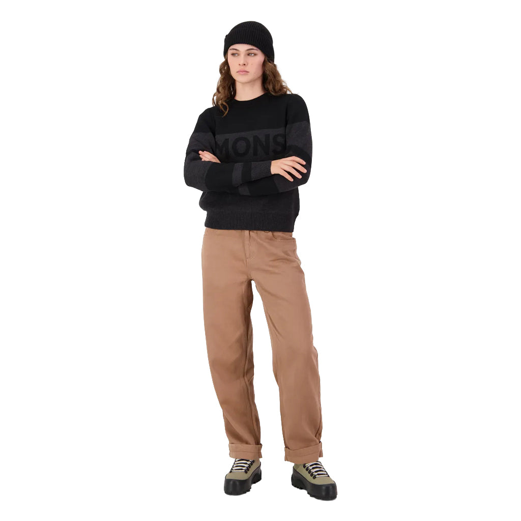 Innsbruck Merino Knit Sweater - Charcoal Black