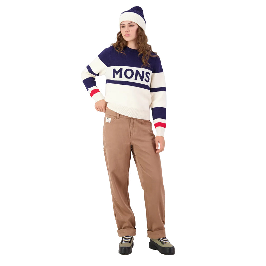 Innsbruck Merino Knit Sweater - Snowflake/Navy