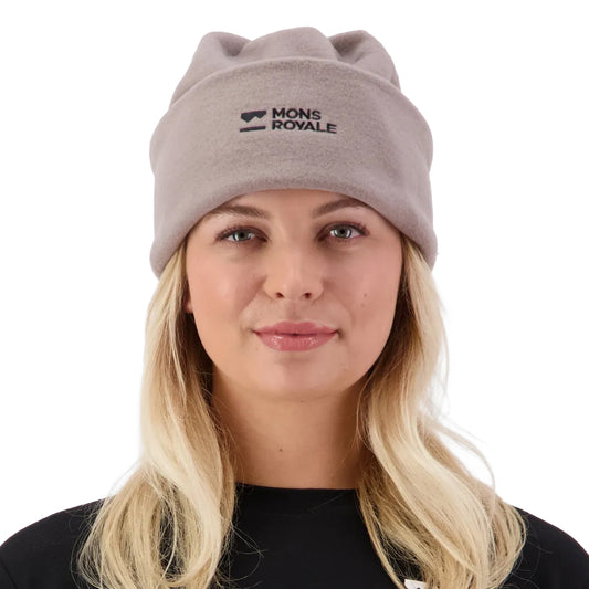 Pileup Wool Fleece Beanie - Cinder
