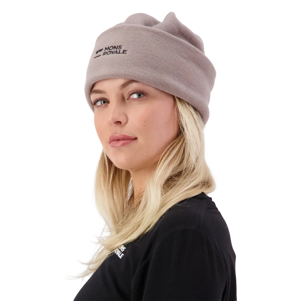 Pileup Wool Fleece Beanie - Cinder