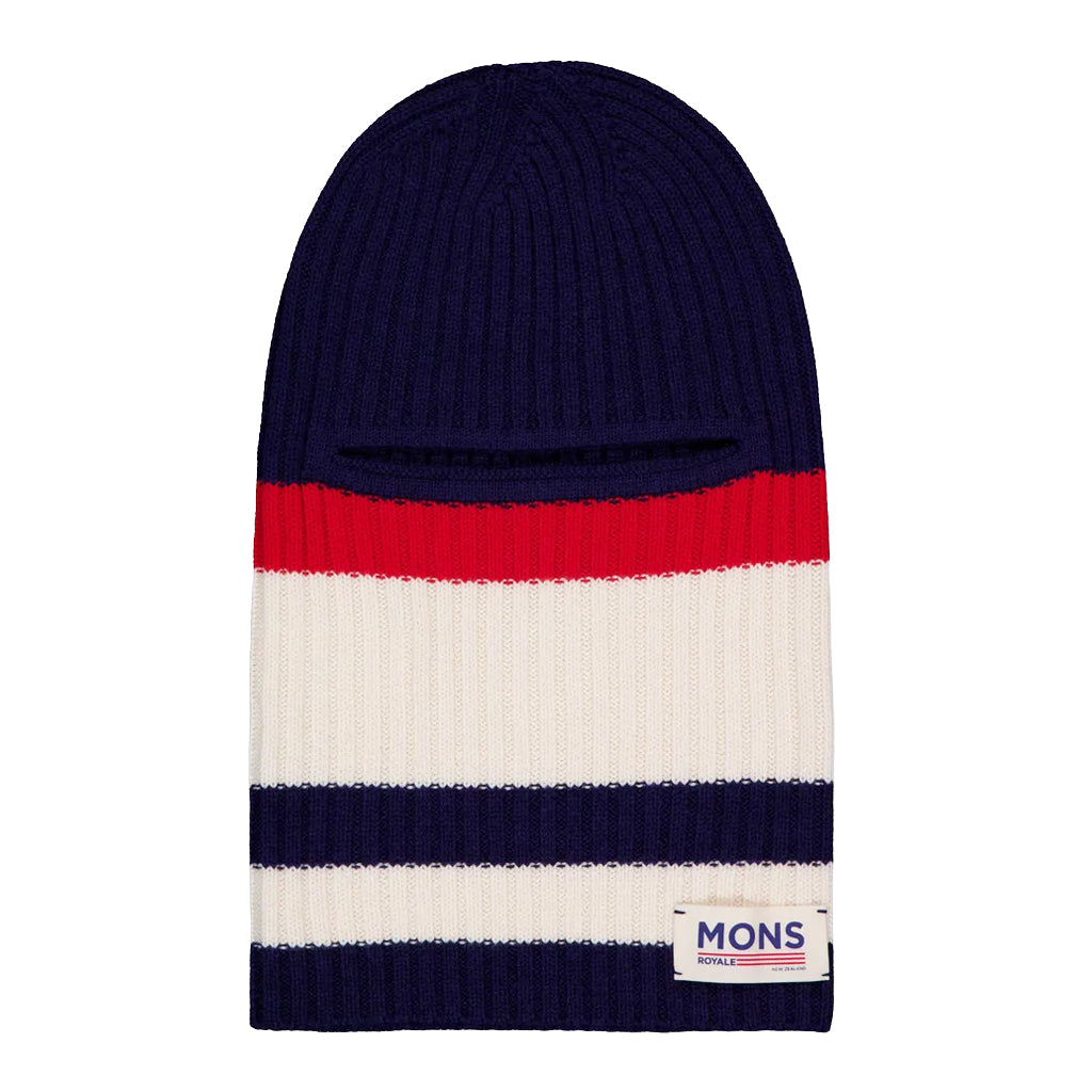 Innsbruck Merino Knit Balaclava - Snowflake/Navy