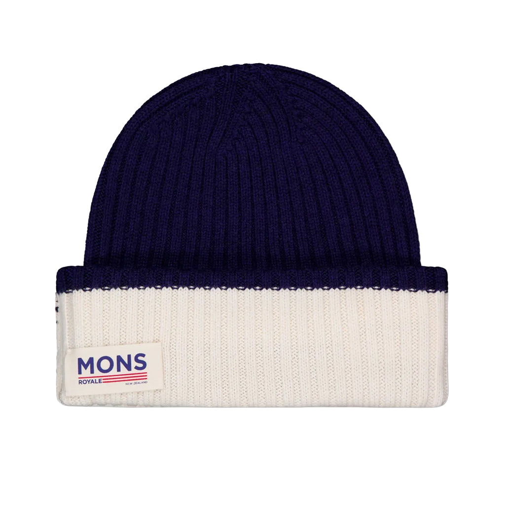 Innsbruck Merino Knit Balaclava - Snowflake/Navy
