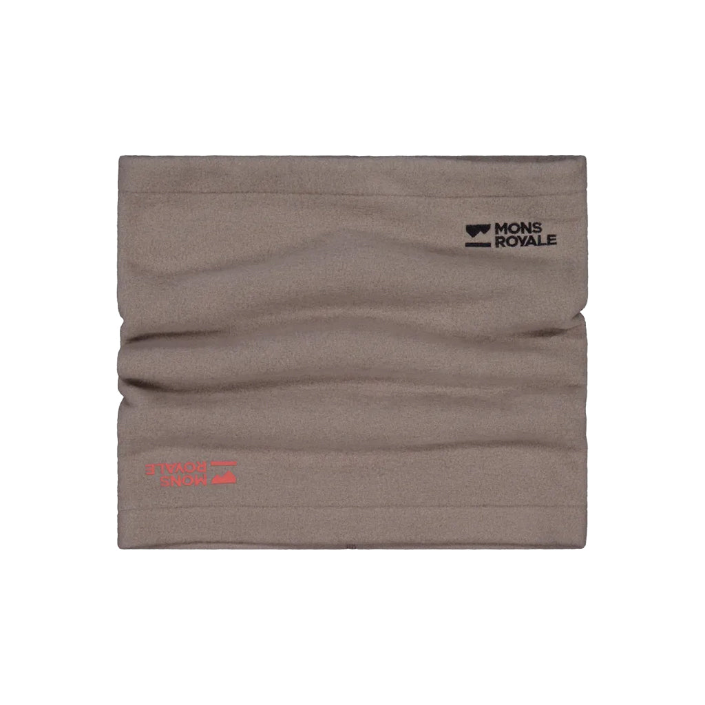 Pileup Wool Fleece Neckwarmer - Cinder
