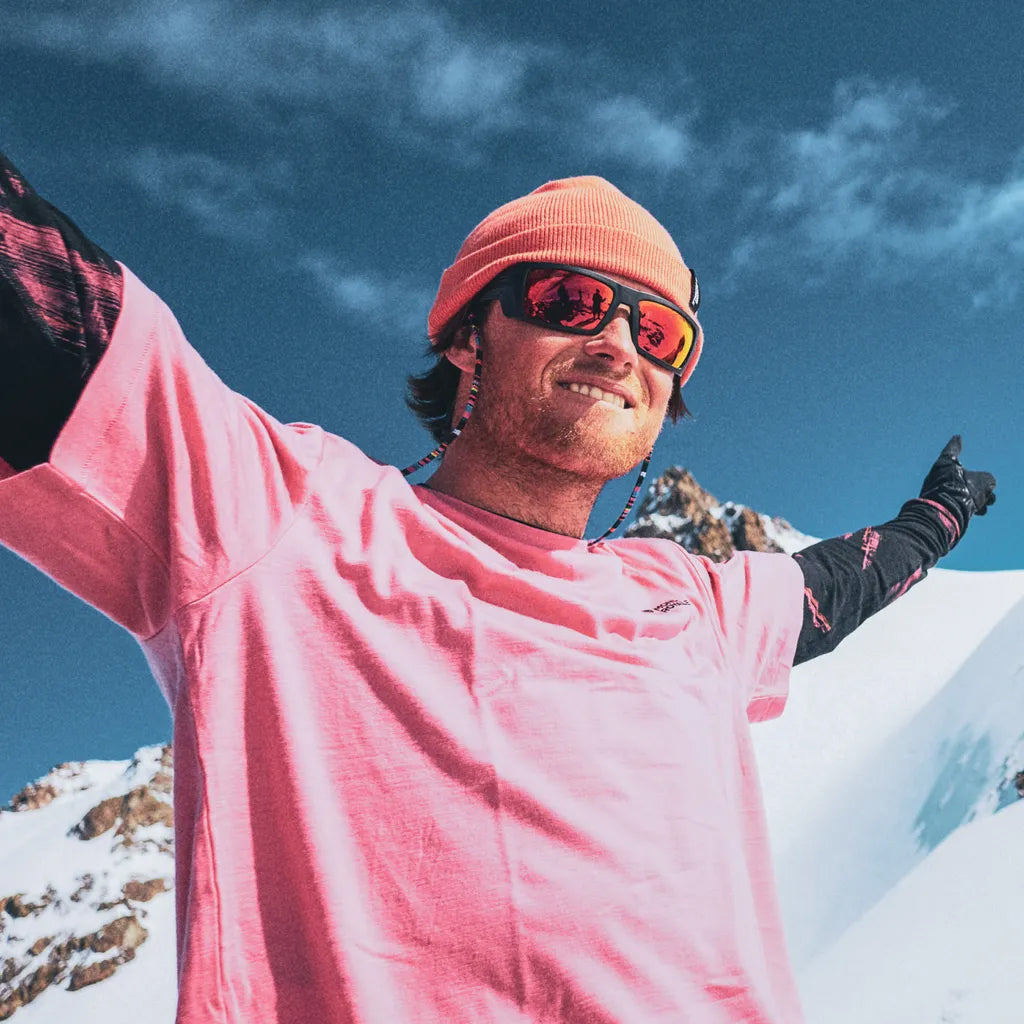 MP Heavyweight Merino T-Shirt - Flamingo