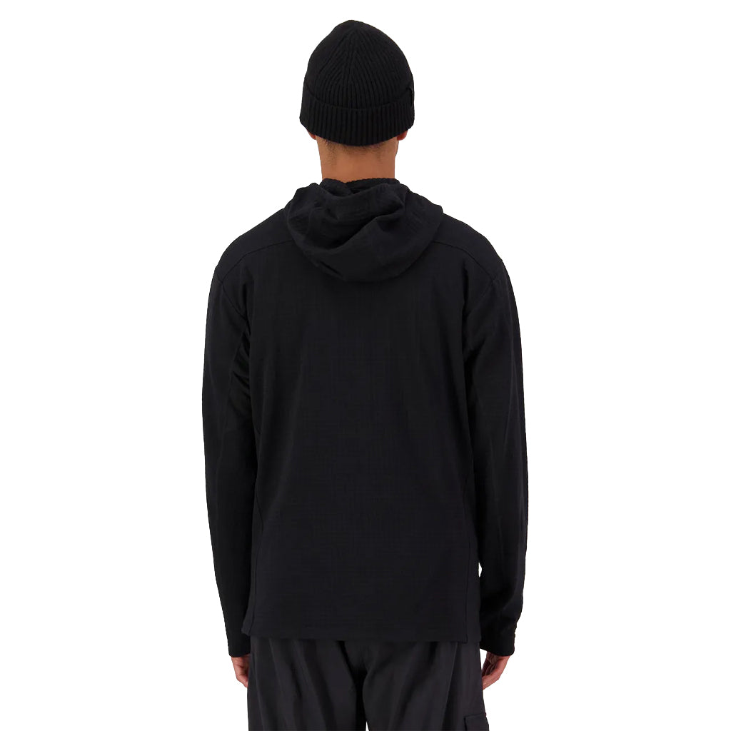 Offgrid Merino Fleece Zip Hoodie - Black