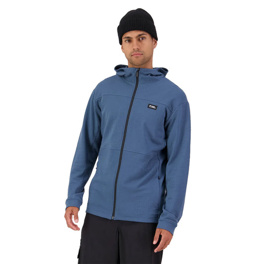 Offgrid Merino Fleece Zip Hoodie - Orian Blue