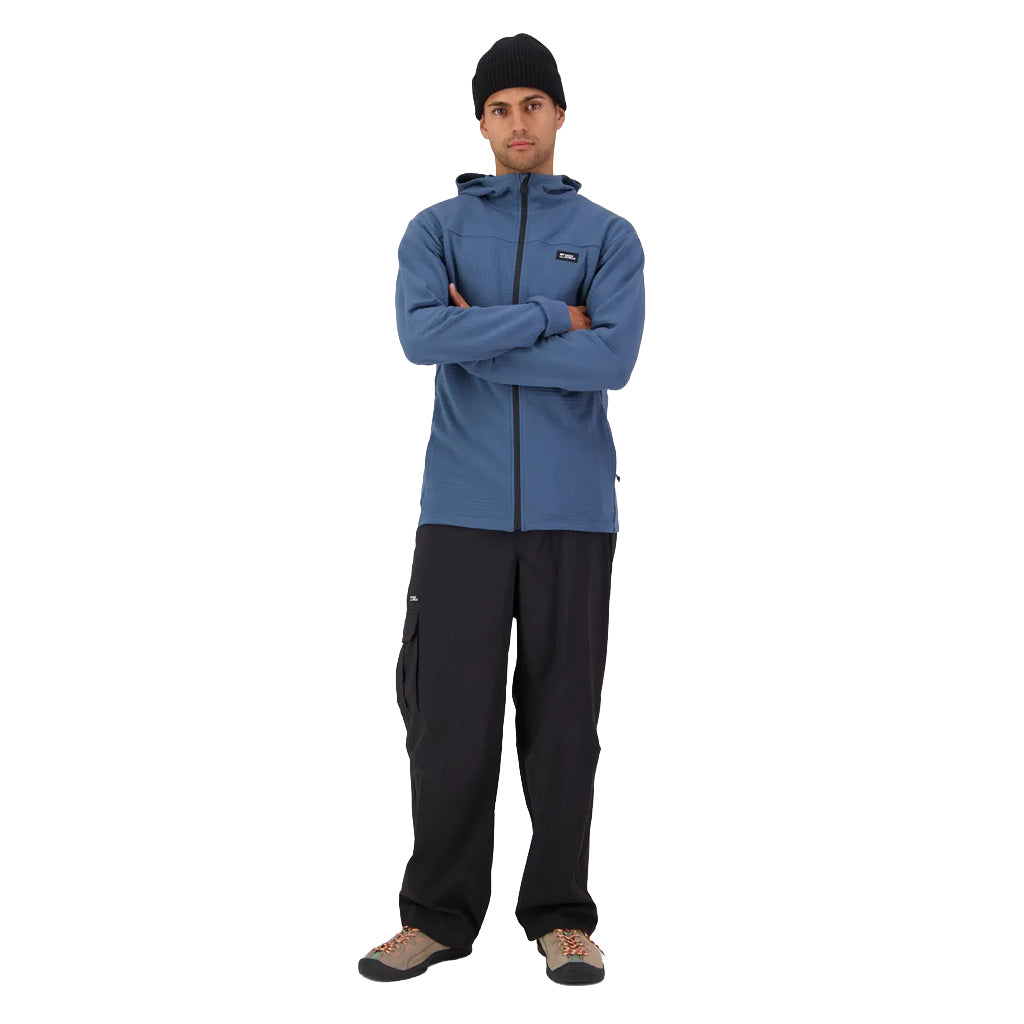Offgrid Merino Fleece Zip Hoodie - Orian Blue