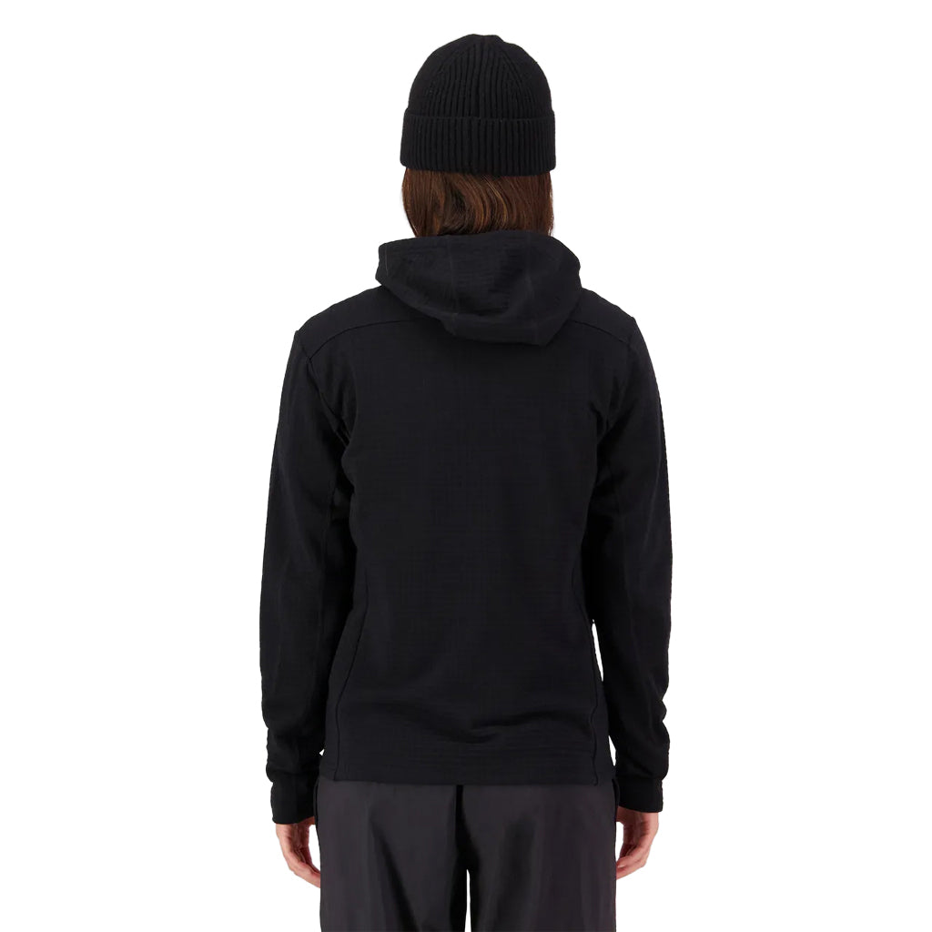 Offgrid Merino Fleece Zip Hoodie - Black