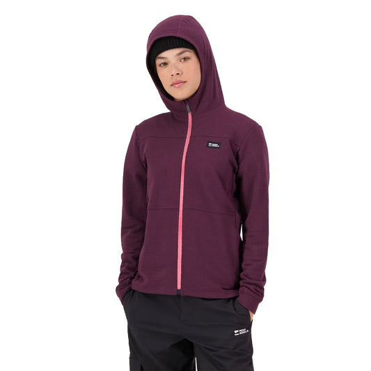 Offgrid Merino Fleece Zip Hoodie - Fig