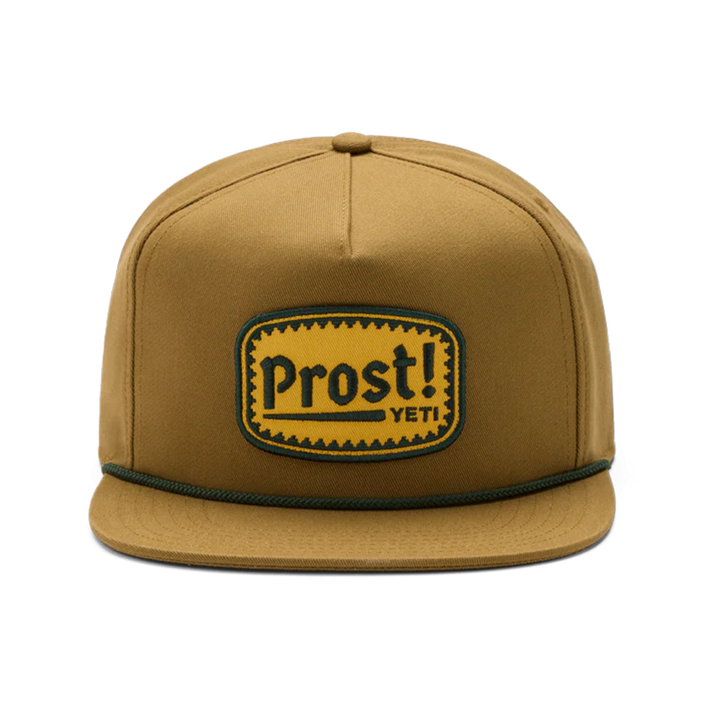 Yeti Prost Flat Brim Rope Hat Brown - Brown