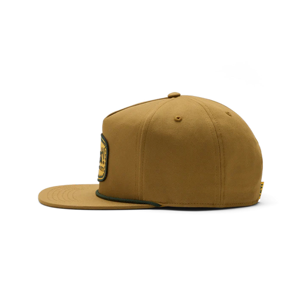 Yeti Prost Flat Brim Rope Hat Brown - Brown