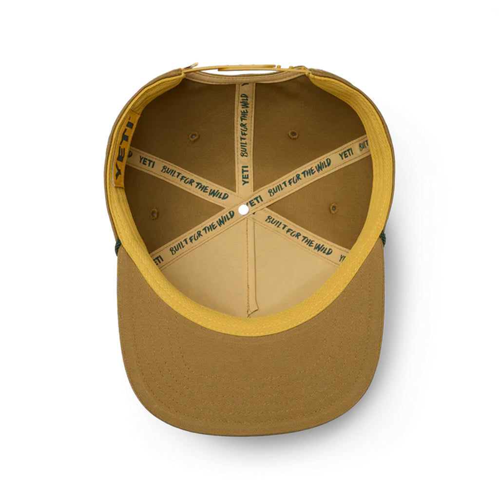 Yeti Prost Flat Brim Rope Hat Brown - Brown