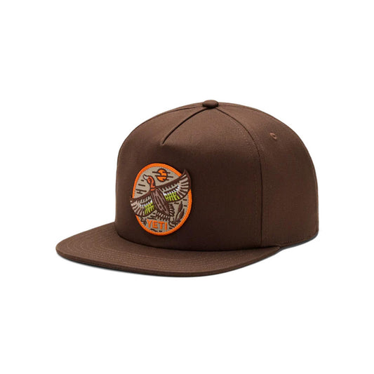 BFTW Duck Flat Brim Hat Dark Brown - Dark Brown