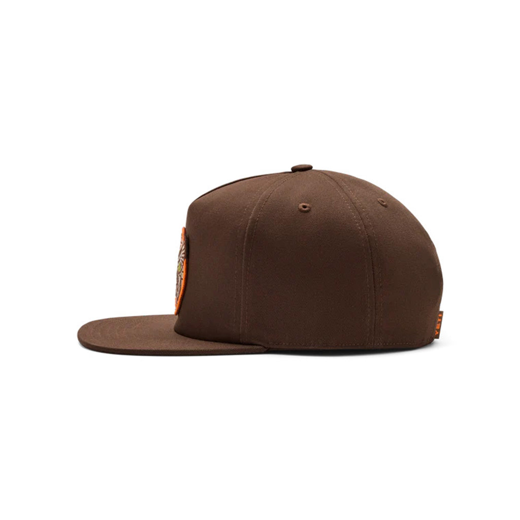 BFTW Duck Flat Brim Hat Dark Brown - Dark Brown