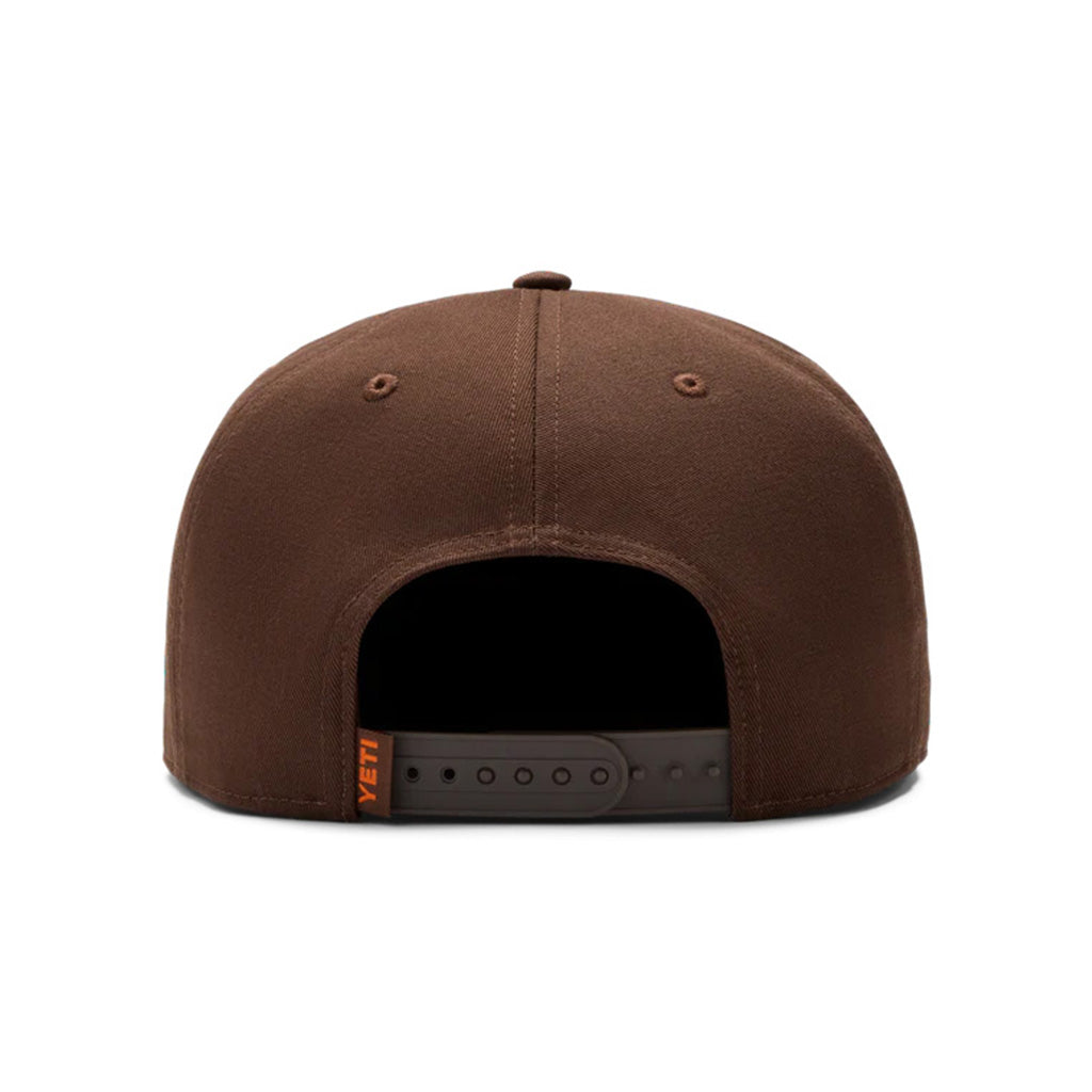 BFTW Duck Flat Brim Hat Dark Brown - Dark Brown
