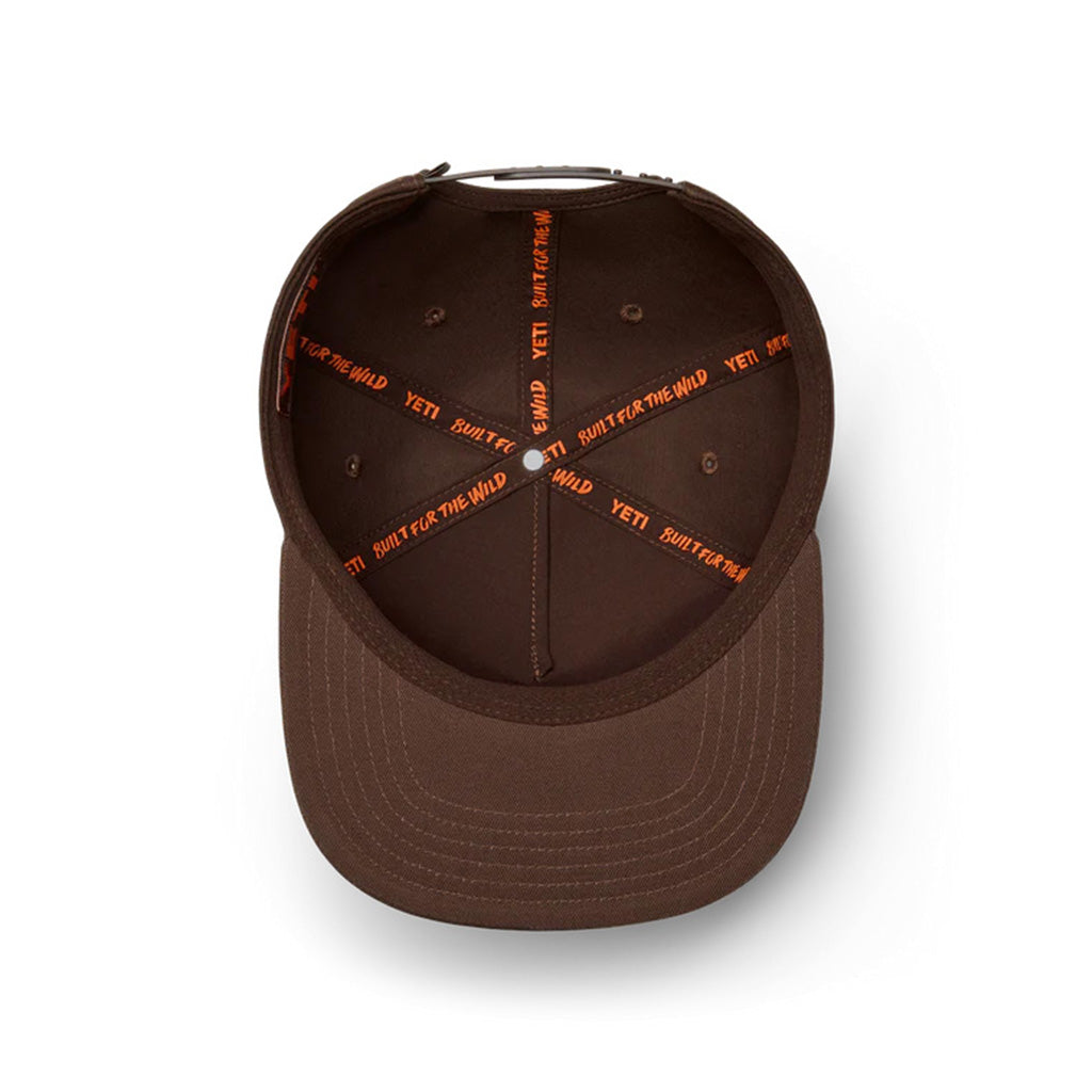 BFTW Duck Flat Brim Hat Dark Brown - Dark Brown