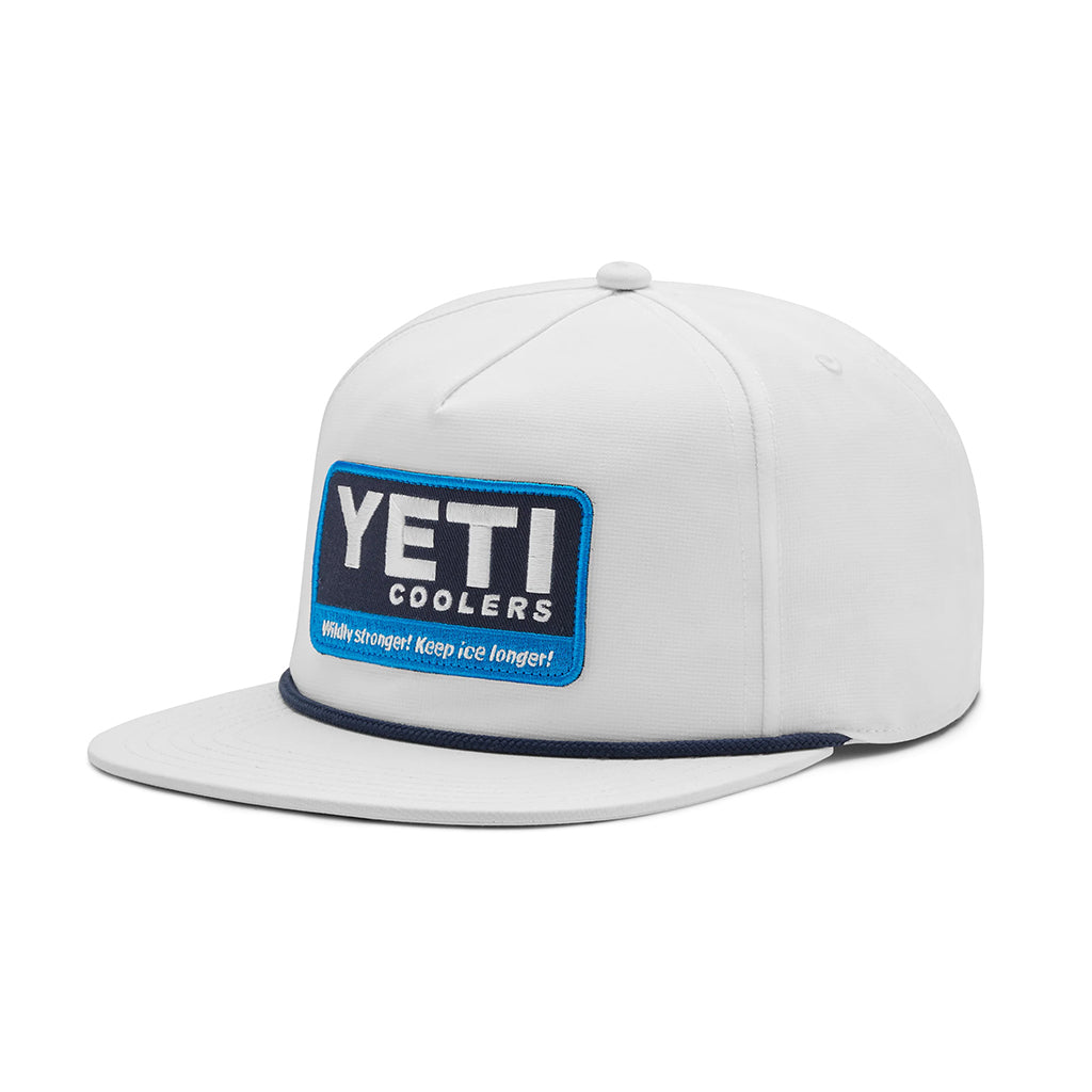 Wildly Stronger 20 Badge FB Rope Hat - White