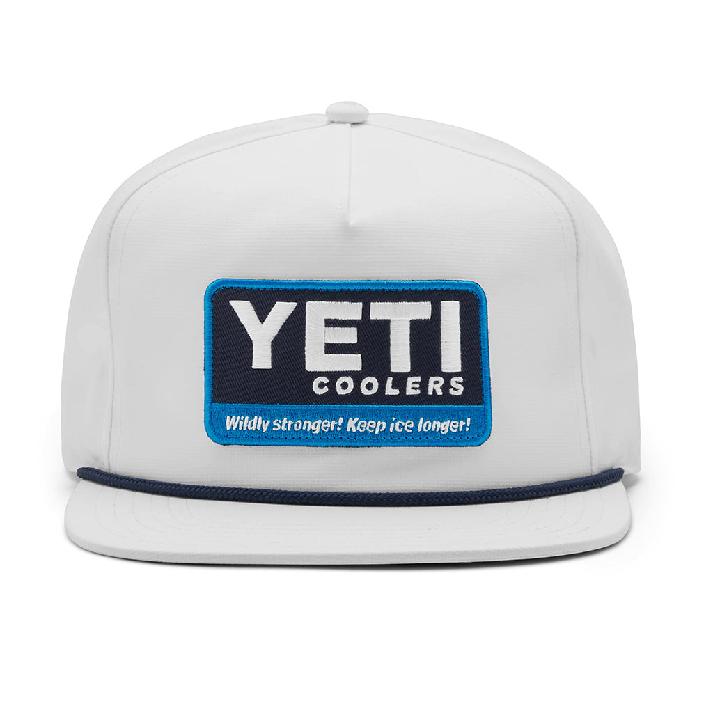 Wildly Stronger 20 Badge FB Rope Hat - White