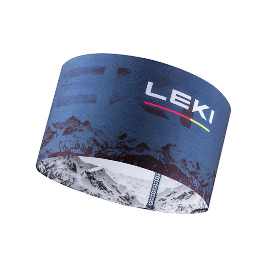 XC Headband - Dark Denim/White/Poppy Red