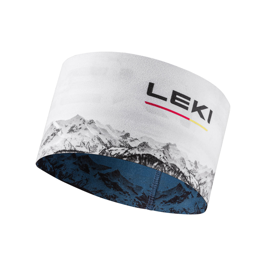 XC Headband - Dark Denim/White/Poppy Red