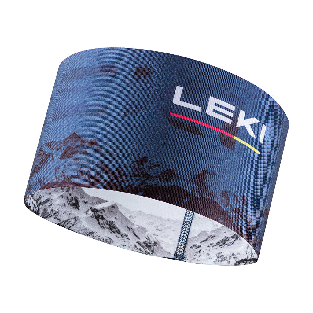 XC Headband - Dark Denim/White/Poppy Red