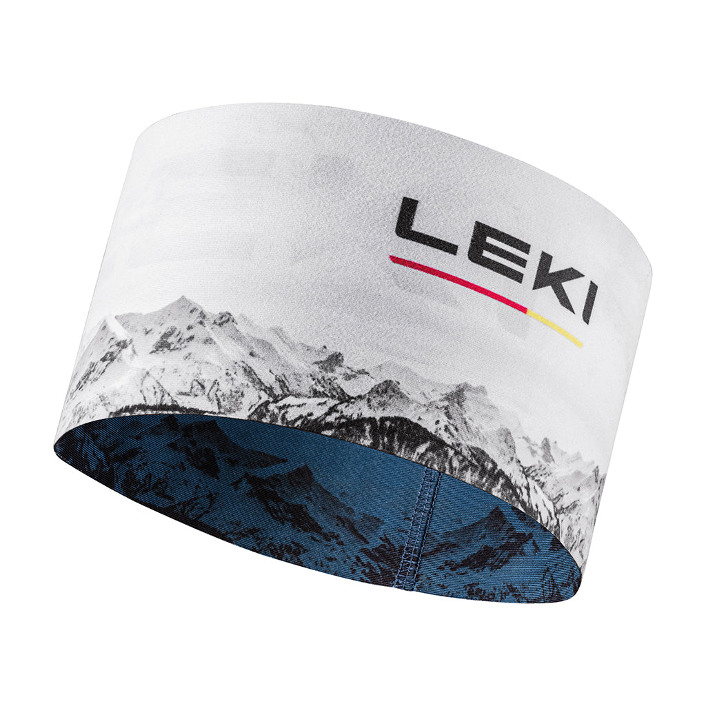 XC Headband - Dark Denim/White/Poppy Red