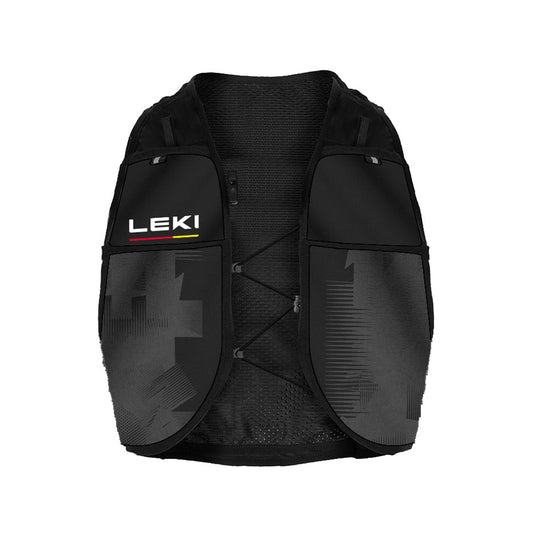 Trail Running Quiver Vest  - Black/Bright Red/Shuttle Grey