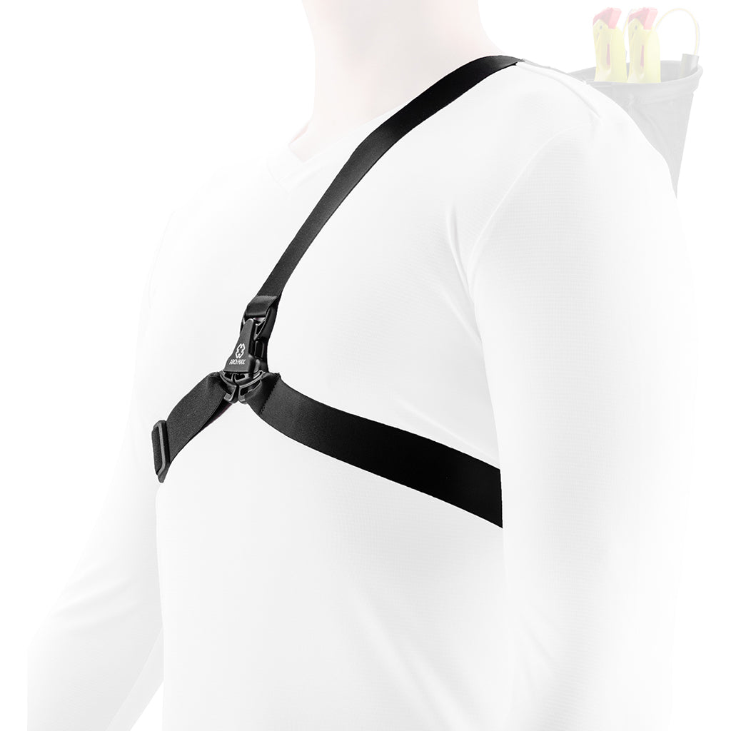 Elastic Belt Trail Running Quiver Vest - Black