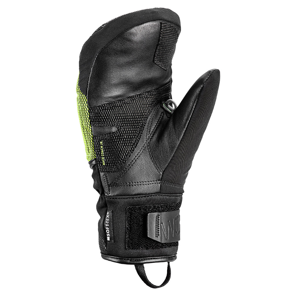 WCR Coach 3D Junior Mitt - Black/Ice Lemon